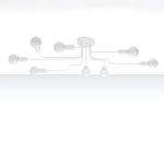 Żyrandol VECTOR 8 biały SL.1444 SOLLUX LIGHTING