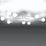Żyrandol VECTOR 8 biały SL.1444 SOLLUX LIGHTING