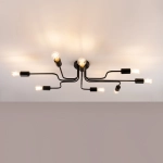 Żyrandol VECTOR 8 czarny SL.1448 SOLLUX LIGHTING
