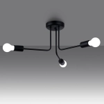 Żyrandol NORAH 3 czarny SL.1450 SOLLUX LIGHTING