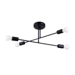 Żyrandol NORAH 4 czarny SL.1451 SOLLUX LIGHTING