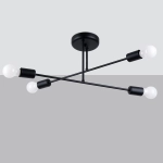 Żyrandol NORAH 4 czarny SL.1451 SOLLUX LIGHTING