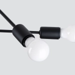 Żyrandol NORAH 4 czarny SL.1451 SOLLUX LIGHTING