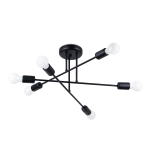 Żyrandol NORAH 6R czarny SL.1453 SOLLUX LIGHTING