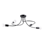 Żyrandol LEVAR 4 czarny SL.1455 SOLLUX LIGHTING