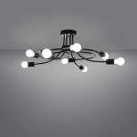 Żyrandol LEVAR 8 czarny SL.1457 SOLLUX LIGHTING