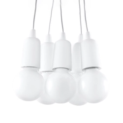 Lampa wisząca DIEGO 5 biała SL.0571 SOLLUX LIGHTING