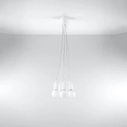 Lampa wisząca DIEGO 5 biała SL.0571 SOLLUX LIGHTING