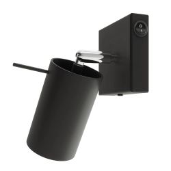 Kinkiet RING czarny z włącznikiem SL.1049 SOLLUX LIGHTING
