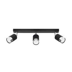 Plafon NERO 3 czarny/chrom SL.1066 SOLLUX LIGHTING