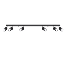 Plafon NERO 6 czarny/chrom SL.1068 SOLLUX LIGHTING