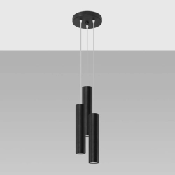 Lampa wisząca LAGOS 3P czarny SL.1079 SOLLUX LIGHTING