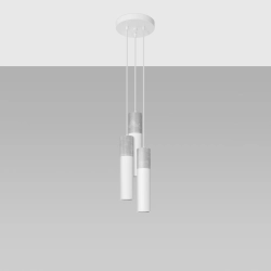 Lampa wisząca BORGIO 3P biały SL.1080 SOLLUX LIGHTING