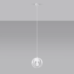 Lampa wisząca TULOS 1 biała SL.1083 SOLLUX LIGHTING