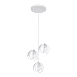 Lampa wisząca TULOS 3P biała SL.1084 SOLLUX LIGHTING