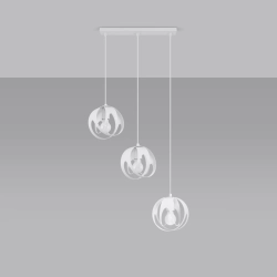 Lampa wisząca TULOS 3L biała SL.1085 SOLLUX LIGHTING