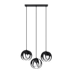 Lampa wisząca TULOS 3L czarna SL.1089 SOLLUX LIGHTING