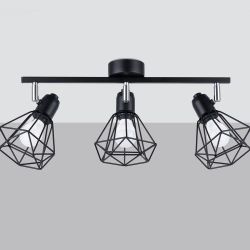 Plafon ARTEMIS 3 czarny SL.1107 SOLLUX LIGHTING