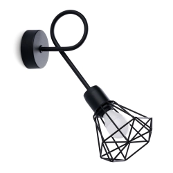 Kinkiet ARTEMIS 1S czarny SL.1108 SOLLUX LIGHTING