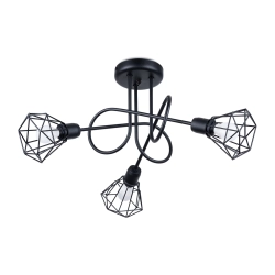 Żyrandol ARTEMIS 3S czarny SL.1109 SOLLUX LIGHTING