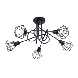 Żyrandol ARTEMIS 5S czarny SL.1110 SOLLUX LIGHTING