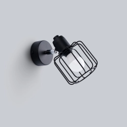 Kinkiet BELUCI 1 czarny SL.1114 SOLLUX LIGHTING