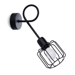 Kinkiet BELUCI 1S czarny SL.1117 SOLLUX LIGHTING
