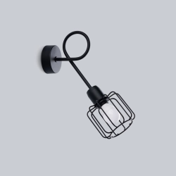 Kinkiet BELUCI 1S czarny SL.1117 SOLLUX LIGHTING