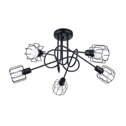 Żyrandol BELUCI 5S czarny SL.1119 SOLLUX LIGHTING
