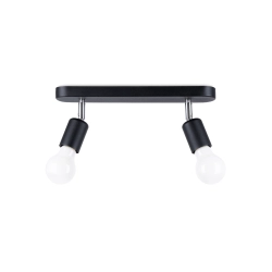 Plafon FORNES 2 czarny SL.1121 SOLLUX LIGHTING