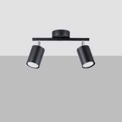 Plafon LEMMI 2 czarny SL.1127 SOLLUX LIGHTING