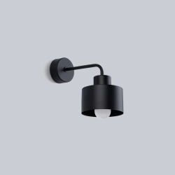 Kinkiet SAVAR 1 czarny SL.1129 SOLLUX LIGHTING