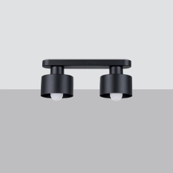Plafon SAVAR 2 czarny SL.1130 SOLLUX LIGHTING
