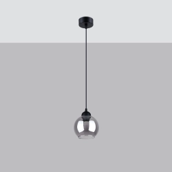 Lampa wisząca ALINO 1 czarna SL.1141 SOLLUX LIGHTING