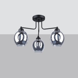 Żyrandol FILLAN 3 czarny SL.1144 SOLLUX LIGHTING