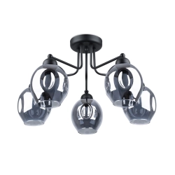 Żyrandol FILLAN 5 czarny SL.1145 SOLLUX LIGHTING