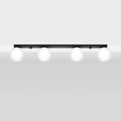 Plafon YOLI 4 czarny SL.1154 SOLLUX LIGHTING