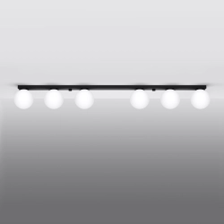 Plafon YOLI 6 czarny SL.1155 SOLLUX LIGHTING