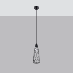 Lampa wisząca SUBA 1 czarna SL.1165 SOLLUX LIGHTING