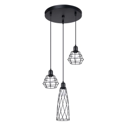 Lampa wisząca SUBA 3P czarna SL.1166 SOLLUX LIGHTING