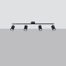 Plafon LEMMI 4L czarny SL.1168 SOLLUX LIGHTING