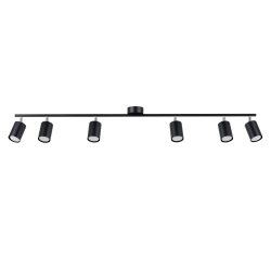Plafon LEMMI 6L czarny SL.1169 SOLLUX LIGHTING