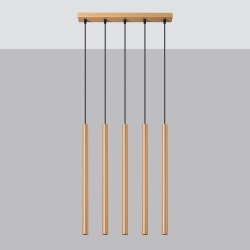 Lampa wisząca PASTELO 5L złota SL.1173 SOLLUX LIGHTING