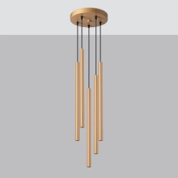 Lampa wisząca PASTELO 5P złota SL.1174 SOLLUX LIGHTING