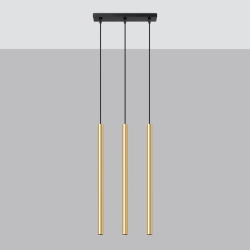 Lampa Wisząca PASTELO 3L złoty połysk SL.1196 SOLLUX LIGHTING