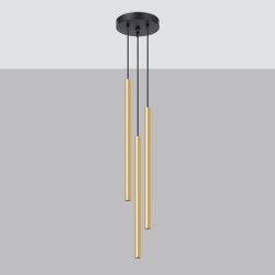 Lampa Wisząca PASTELO 3P złoty połysk SL.1197 SOLLUX LIGHTING