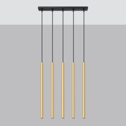 Lampa Wisząca PASTELO 5L złoty połysk SL.1198 SOLLUX LIGHTING