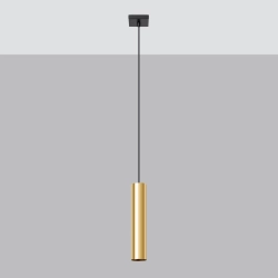Lampa Wisząca LAGOS 1 złoty połysk SL.1200 SOLLUX LIGHTING