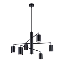 Żyrandol LEMMI 6 czarny SL.1207 SOLLUX LIGHTING