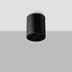 Plafon ZOE czarny LED SL.1210 SOLLUX LIGHTING